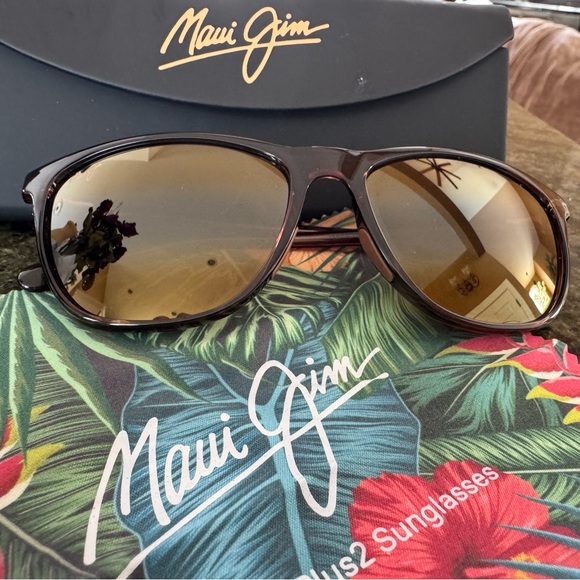 Maui Jim Brown Polarized Sunglasses Sugar Cane - Picture 2 of 5